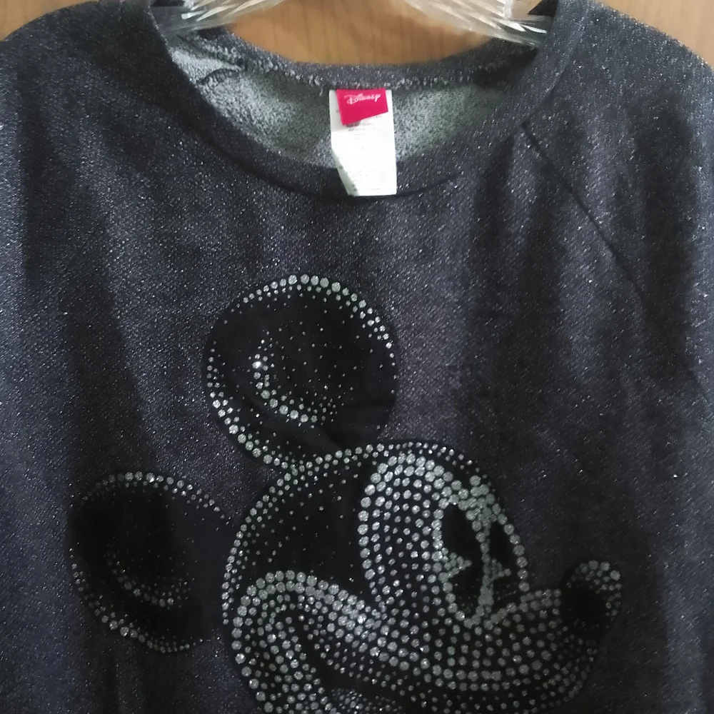 Disney Women's Dark Gray Mickey Mouse‎ Sweater